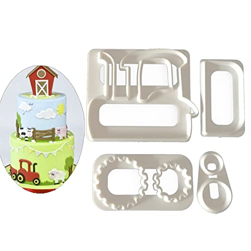 Kinder Backen Traktor Cookie Fudge Cutter Cartoon Home Kitchen Keks Stempel Werkzeuge 3D Pressing Fondant Kinder Backen Traktor Cookie Fudge Cutter Cartoon Home Kitchen Keks Stempel Werkzeuge 3D Pressing Fondant von Ddujbtp