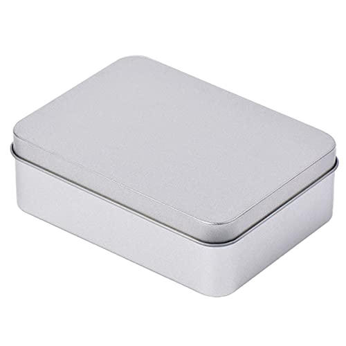 Metall Rechteck Silber Farbspielkarten Speicherbox Geld Coin Box Candy Key Case Visitenkarte Speicherplatz Karten Container Box Spielkartonhalter Hülle Schmuck Aufbewahrung Hülle Organisatoren Box von Ddujbtp