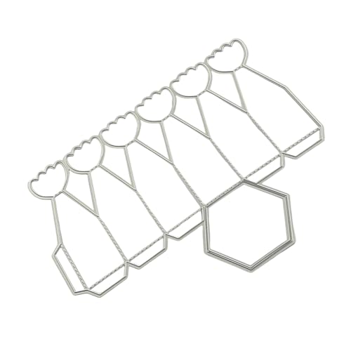 Metall-Stanzform für Süßigkeiten, Karbonstahl, Prägeschablonen für Karten, Foto-Tagebuch, Scrapbooking, Dekorationen, Karbonstahl, Stanzformen, Bonbonschachteln, Prägeformen, Stanzschablonen von Ddujbtp