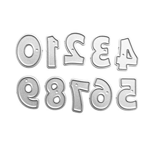Metall-Stanzschablone, Zahlen, Scrapbooking, Album, Stempel, Papier, Karten, Prägungen, Schleife, Stanzform Metall-Stanzschablone, Zahlen, Scrapbooking, Album, Stempel, Papier, Karten, Prägungen, Schleife, Stanzform von Ddujbtp