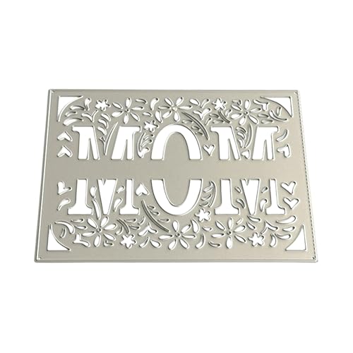 Metall-Stanzschablonen, Motiv: Mutter, Blume, Prägeschablonen für Album, Scrapbooking, Tagebuch, Dekoration, Metall-Stanzformen, Mutter-Blumen-Stanzformen, Prägeformen für Foto-Tagebuch Metall-Stanzschablonen, Motiv: Mutter, Blume, Prägeschablonen für Album, Scrapbooking, Tagebuch, Dekoration, Metall-Stanzformen, Mutter-Blumen-Stanzformen, Prägeformen für Foto-Tagebuch von Ddujbtp