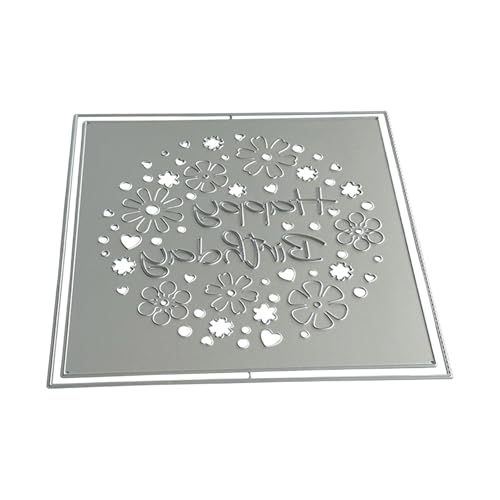 Metall-Stanzschablonen für Geburtstag, Blume, Prägeschablonen für Scrapbooking, Tagebuch, Kartendekoration, Metall-Stanzformen, Geburtstagsblumen-Stanzformen, Prägeformen für Foto-Tagebuch Metall-Stanzschablonen für Geburtstag, Blume, Prägeschablonen für Scrapbooking, Tagebuch, Kartendekoration, Metall-Stanzformen, Geburtstagsblumen-Stanzformen, Prägeformen für Foto-Tagebuch von Ddujbtp