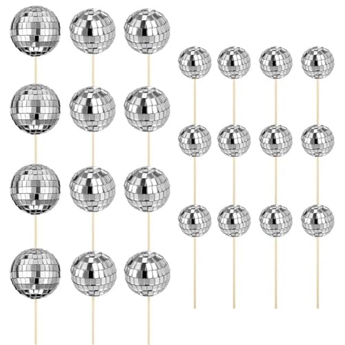 Miniatur Discos Cupcake Picks Kuchen Topper Dessert Geburtstag Dekorationen Festival Kuchen Verzierungen, 24 Stück Miniatur Discos Cupcake Picks Kuchen Topper Dessert Geburtstag Dekorationen Festival Kuchen Verzierungen, 24 Stück von Ddujbtp