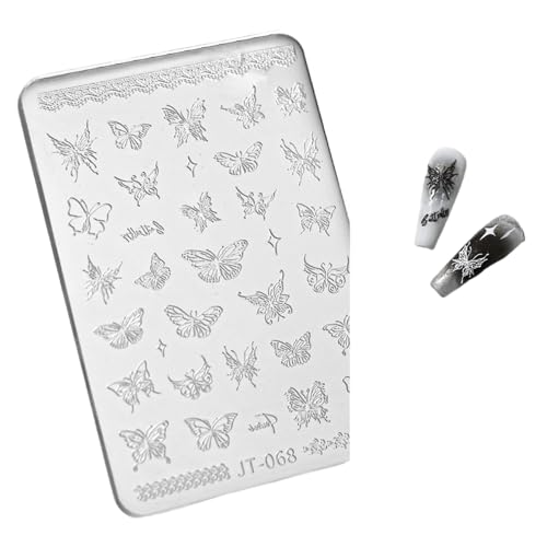 Nägel Schimmel Silikon Decors Formen Silikonstempel Formstempelwerkzeuge Kristall Epoxidschnitzform Form von Ddujbtp
