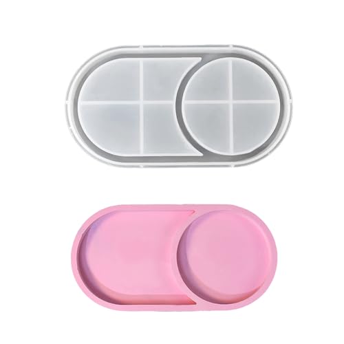 Ovale Plattenharzform Silikon Epoxidformen Für Aschenbecher Coasters Artistic Craft Supply Für Hausdekore Epoxidkunstwerkzeuge von Ddujbtp