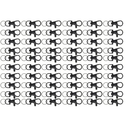 Packung Mit 60 Rotierenden Metallschlüsselkettenclips Gründungsschlüsselringe Und Hummerklauenklaske Haken Schmuck Makingzubehör Drehung Haken Keychain von Ddujbtp