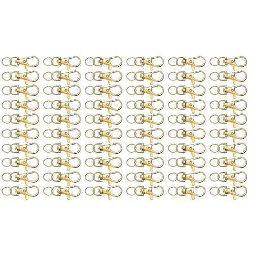 Packung Mit 60 Rotierenden Metallschlüsselkettenclips Gründungsschlüsselringe Und Hummerklauenklaske Haken Schmuck Makingzubehör Drehung Haken Keychain von Ddujbtp