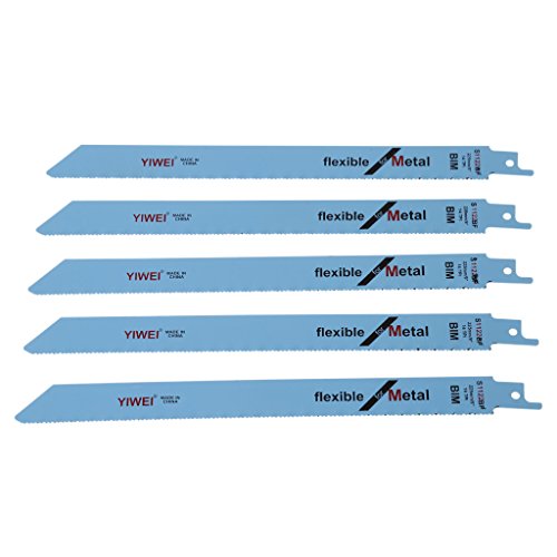 S1122BF Säbelkolben, 227 mm, für Metall- und Holzschneiden, 5 Stück S1122BF Säbelkolben, 227 mm, für Metall- und Holzschneiden, 5 Stück von Ddujbtp