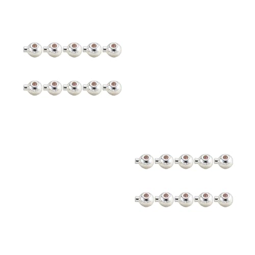 Set mit 10 multifunktionalen Schmuckperlen, Perlen-Set, Abstandshalter, Legierung, Textur für die tägliche Herstellung von Quetschenden Set mit 10 multifunktionalen Schmuckperlen, Perlen-Set, Abstandshalter, Legierung, Textur für die tägliche Herstellung von Quetschenden von Ddujbtp