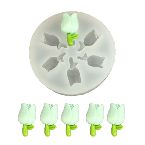 Silikonform Für Lebensmittelqualität Handwerksharz Accessoires Mit Frangipani Rose Tulpen Blütenknospen Silikonblütenform Harzschmuck von Ddujbtp