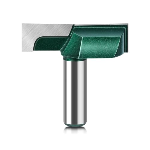 1/2 Zoll Zoll 12mm Schaft -Bodenreinigung Router Bit -Sterbungsbit, Beuteplatine, Plattenabflachung Holzbearbeitungsschneider,12,7x57mm von Ddyspan