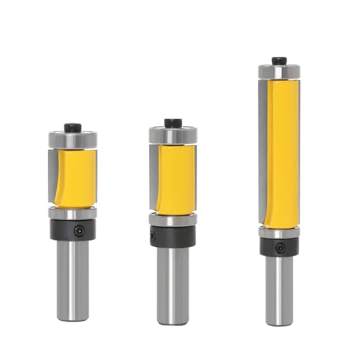 12 Mm 1/2 "Schaftspüsch -Trim -Router -Bit -Ober -Boden -Lager - 1-1/2" H Für Holzbearbeitungs -Schneidwerkzeug,12,7 Mm Schaft von Ddyspan