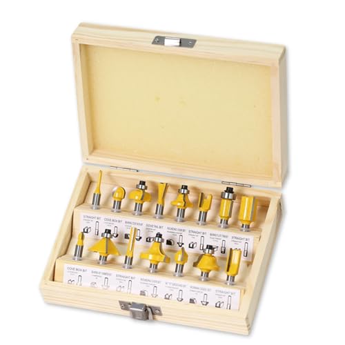 15pcs1/4inch Router Bit Set Set Trimming Gerade Frässchneider Für Holzbits Wolframkarbid Schneiden Holzbearbeitung,Holzkiste 15pcs1/4inch Router Bit Set Set Trimming Gerade Frässchneider Für Holzbits Wolframkarbid Schneiden Holzbearbeitung,Holzkiste von Ddyspan