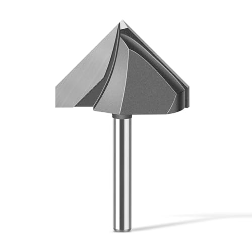 1pc 6mm 1/4 "Schaft 90 Grad V-Cutter Holzarbeiten Fräser Router Bit Trimmmaschinenschneider Wandflanschschneider Holzbearbeitungswerkzeuge,6x44,5 Mm 1pc 6mm 1/4 "Schaft 90 Grad V-Cutter Holzarbeiten Fräser Router Bit Trimmmaschinenschneider Wandflanschschneider Holzbearbeitungswerkzeuge,6x44,5 Mm von Ddyspan