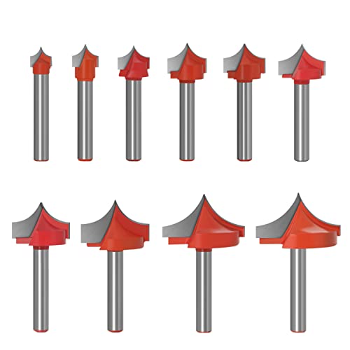1pc 6mm Schaft CNC-Werkzeuge Vollhartmetall-Rundnase Bits Round Point Cut Bit Shaker Cutter Werkzeuge Für Die Holzbearbeitung,6X25 von Ddyspan