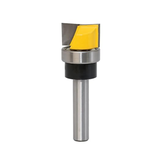 1pc Scharnierhändler Vorlage Router Bit 3/4 "W X 7/16" H Bottomreinigung Gerade Endmühle Trimmer Reinigungsspülung Trimmverkleidung von Ddyspan