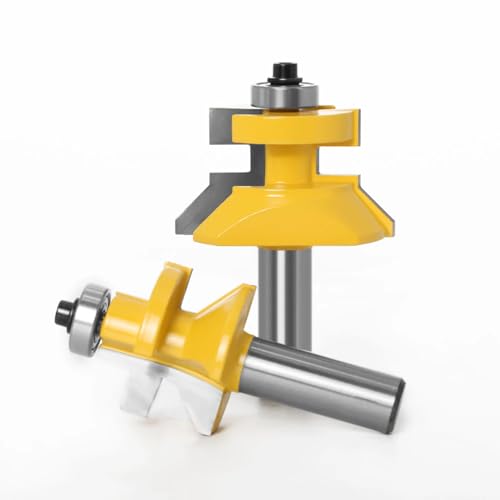 2pc 1/2 "12 Mm 8 Mm Schaft Vutnor Matched Zungenrouter Bit Set Kugellager Holzbearbeitungsschneider,8mm Schaft 2pc 1/2 "12 Mm 8 Mm Schaft Vutnor Matched Zungenrouter Bit Set Kugellager Holzbearbeitungsschneider,8mm Schaft von Ddyspan