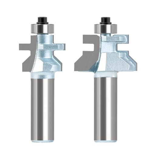 2pc 1/2 "12 -mm -Schaft -V -Rille Matched Zungenrouter Bit Set Kugellager Holzbearbeitungsschneider,12mm Schaft 2pc 1/2 "12 -mm -Schaft -V -Rille Matched Zungenrouter Bit Set Kugellager Holzbearbeitungsschneider,12mm Schaft von Ddyspan