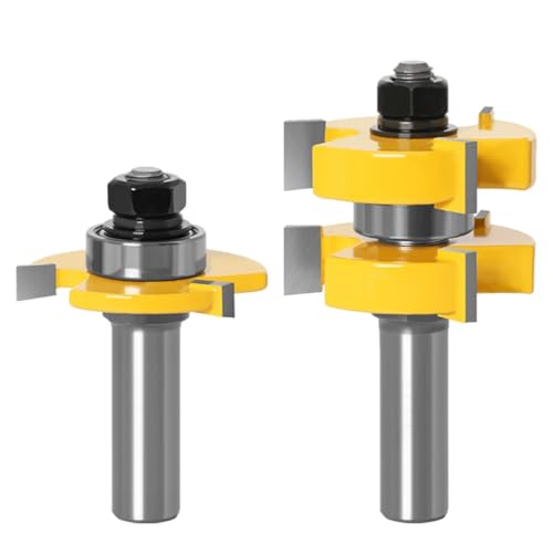 2pc 1/4 "1/2" Schaft 6mm 8mm 12 Mm Schankzungen Groove Router Bit Set - Großer Stockwoodbearbeitungsschneider Für Holzbearbeitung,6mm Schaft 2pc 1/4 "1/2" Schaft 6mm 8mm 12 Mm Schankzungen Groove Router Bit Set - Großer Stockwoodbearbeitungsschneider Für Holzbearbeitung,6mm Schaft von Ddyspan
