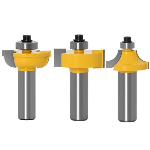 3pcs/Set GlaStürplanke Holz Arbeitswerkzeuge Fahrzeugbrettschneider Router Bits 1/2 Schaft 12mm Schaft 8mm Schaft Type Ballnose,8mm Schaft 3pcs/Set GlaStürplanke Holz Arbeitswerkzeuge Fahrzeugbrettschneider Router Bits 1/2 Schaft 12mm Schaft 8mm Schaft Type Ballnose,8mm Schaft von Ddyspan