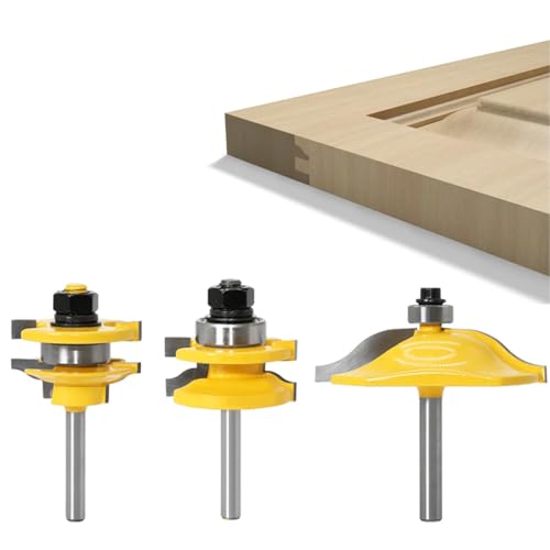 3pcs 6mm Schaftschienenküste Router-Bits-Match-Türmesser Holzbearbeitungszahn Cutter Für Holzbearbeitungswerkzeuge 3pcs 6mm Schaftschienenküste Router-Bits-Match-Türmesser Holzbearbeitungszahn Cutter Für Holzbearbeitungswerkzeuge von Ddyspan