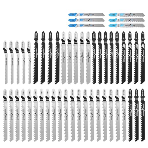 52pcs Blade Set T-Shaft HCS Assorted Jig Saw Blades For Wood Plastic Metal Cutting Woodworking Blades Hand Tool 52pcs Blade Set T-Shaft HCS Assorted Jig Saw Blades For Wood Plastic Metal Cutting Woodworking Blades Hand Tool von Ddyspan