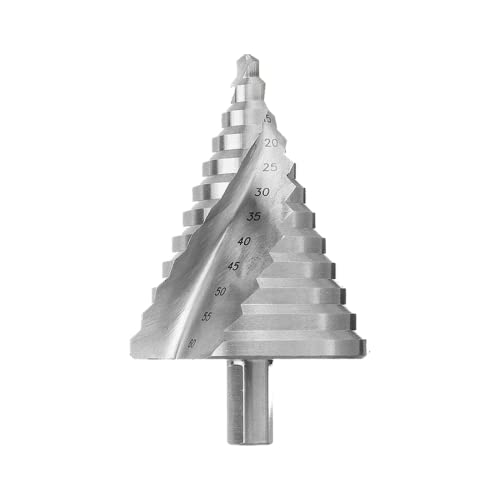 6-60 Mm Spiralnut-Stufenbohrer HSS-Titanbeschichtung 12 Stufen-Lochschneider Abgestuft Für Aluminium-Metall-Holz,Splitter 6-60 Mm Spiralnut-Stufenbohrer HSS-Titanbeschichtung 12 Stufen-Lochschneider Abgestuft Für Aluminium-Metall-Holz,Splitter von Ddyspan