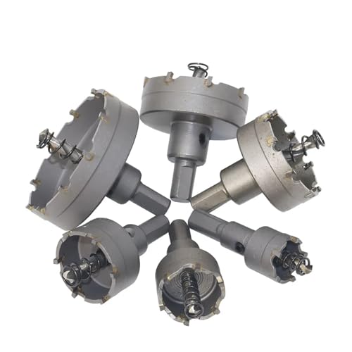 6pcs/Set Carbid Specked TCT -Bohrbit Bit Set Edelstahl -Lochloch -Sägewerkzeug 22 Mm/30 Mm/35 Mm/45 Mm/50 Mm/65 Mm von Ddyspan