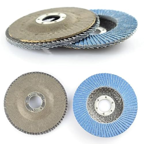 Ddyspan 115x22mm Klappe Schleifscheibe Für Winkelschleife 40/60/80/120 Grit Schleifscheiben -Scheiben Metallholz Schleifwerkzeuge Schleifrad von Ddyspan