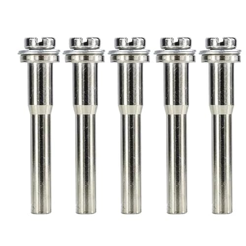 Ddyspan 5pcs 3,175 Mm/6 Mm Schaftpolierrad-Dorren Für Rotationswerkzeugschraube Muskelschaftabschnitthalter Verlängerungsstange,5pcs 6mm Flach von Ddyspan