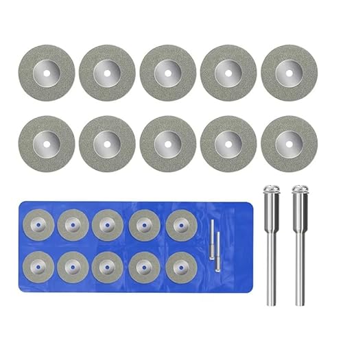Ddyspan Mini Diamond Saw Blade 16-60 Mm Mit Schleimscheiben-Diamantscheiben Für Drehwerkzeug Mini Schneiden,10pc 40 Mm von Ddyspan