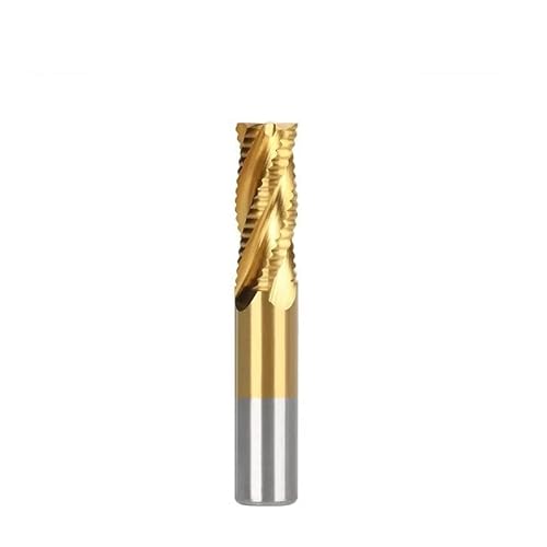 Ddyspan Rauendemühle HSS -Schneider 4 Flöte 6 Bis 45 Mm Metall Aluminiumstahl -Bearbeitung Niedriger Geschwindigkeits -Metall -Werkzeugmühlenschneider,9x10x16x69 von Ddyspan