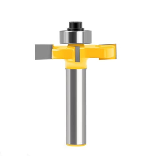 Holzrouter 8mm Schaft Gerade Endmühle Trimmer Reinigung Flush Trimm Ecke Round Box Bits Werkzeugmahlen Cutter,8x32x4mm von Ddyspan