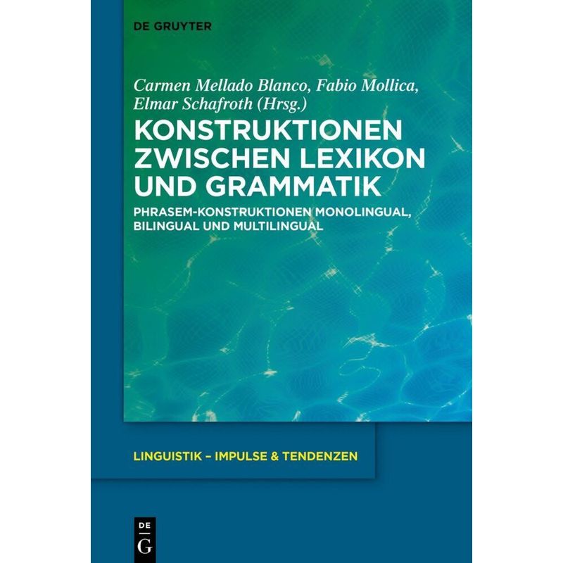 Konstruktionen Zwischen Lexikon Und Grammatik, Kartoniert (TB) von De Gruyter