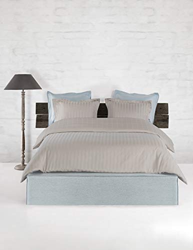 De Witte Lietaer Bettwäsche Zygo Atmosphere Bettbezug + 2 Kissenbezüge mit Lenkrad gekämmte Baumwolle Taupe 200 x 220 cm De Witte Lietaer Bettwäsche Zygo Atmosphere Bettbezug + 2 Kissenbezüge mit Lenkrad gekämmte Baumwolle Taupe 200 x 220 cm von De Witte Lietaer
