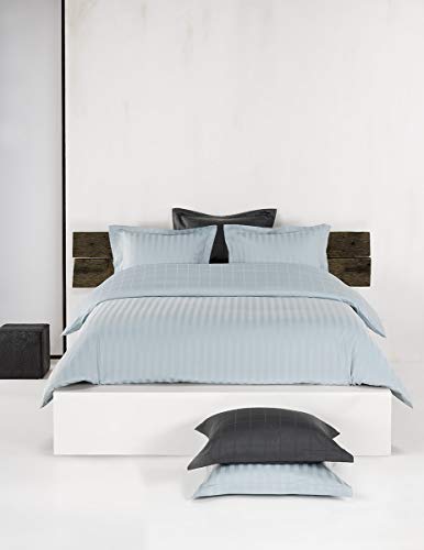De Witte Lietaer Bettwäsche Zygo Ice Blue Bettbezug + 1 Kissenbezug mit Lenkrad gekämmte Baumwolle blau himmelblau 140 x 220 cm De Witte Lietaer Bettwäsche Zygo Ice Blue Bettbezug + 1 Kissenbezug mit Lenkrad gekämmte Baumwolle blau himmelblau 140 x 220 cm von De Witte Lietaer