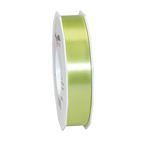 DeCoArt... 10 m Geschenkband Ringelband grün apfelgrün Breite 25 mm breit - METERWARE - 1 m von DeCoArt... by Kathrin Friedenstab-Maschner