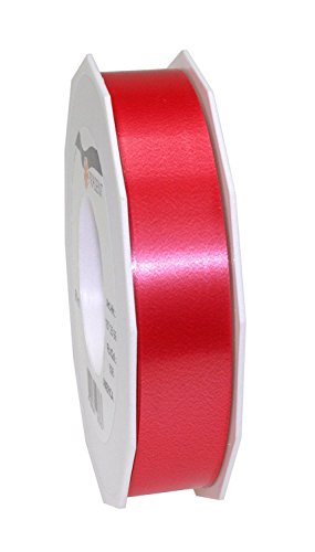 DeCoArt... 10 m Geschenkband Ringelband rot Breite 25 mm breit - METERWARE - 1 m von DeCoArt... by Kathrin Friedenstab-Maschner