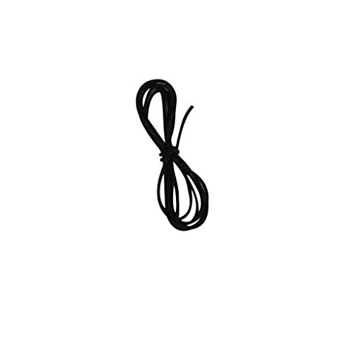 10m schwarz Gestricktes Gummiband Elastisches Kordelgummiband Hohe Elastizität, hohe Elastizität Gestricktes Gummiband, für Kunsthandwerk, Tagesdecken, Manschetten (schwarz, 10m) von DeHolifer