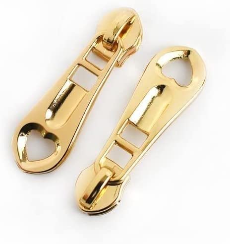 Reißverschlusszug, Reißverschluss-Reparaturset, 10 Stück Metall-Reißverschlussschieber for 5# Nylon-Reißverschlüsse, Kleidungsstück-Reißverschlüsse, Kopfzieher, Taschen-Reparatur-Sets, DIY-Nähzubehör von DeUyo