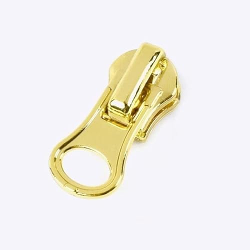 Reißverschlusszug, Reißverschluss-Reparaturset, 5 Stück 3# 5# 8# Reißverschlussschieber for Metall-Reißverschlüsse, Abzieher, Tasche, Kleidungsstück, Dekor, Reißverschlüsse, Reparaturset, DIY-Nähzubeh von DeUyo