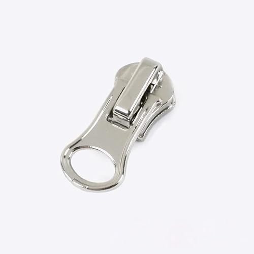 Reißverschlusszug, Reißverschluss-Reparaturset, 5 Stück 3# 5# 8# Reißverschlussschieber for Metall-Reißverschlüsse, Abzieher, Tasche, Kleidungsstück, Dekor, Reißverschlüsse, Reparaturset, DIY-Nähzubeh von DeUyo