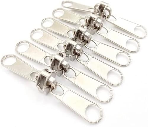 Reißverschlusszug, Reißverschluss-Reparaturset, Doppelseitige Reißverschlusszieher, Nylon-Splitter-Schieber, Nr. 5, 20 Stück (Farbe: Nr. 5, 20 Stück) (Color : No.5 20pcs) von DeUyo