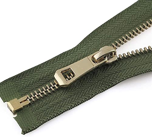 Spulenreißverschlüsse, Reißverschlüsse for Nähen, Armeegrün 5# Offener Metallreißverschluss mit automatischem Verschluss, Verwendung for Kleidung, Schuhe, Taschen, Kleidungsstücke (Größe: 75 cm) (Größ Spulenreißverschlüsse, Reißverschlüsse for Nähen, Armeegrün 5# Offener Metallreißverschluss mit automatischem Verschluss, Verwendung for Kleidung, Schuhe, Taschen, Kleidungsstücke (Größe: 75 cm) (Größ von DeUyo