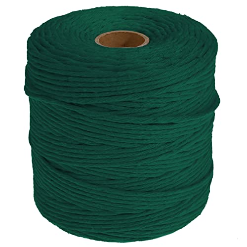 DéVa Makramee Garn - 3mm x 200m Länge - Makramee Band aus 100% Baumwolle dunkelgrün DéVa Makramee Garn - 3mm x 200m Länge - Makramee Band aus 100% Baumwolle dunkelgrün von DéVa