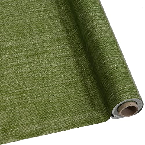 DéVa Wachstuchtischdecke Wondertext hellgrün in 1,4m Breite (Meterware) - PVC Wachstuch - Outdoor und Indoor Tischdecke von DéVa