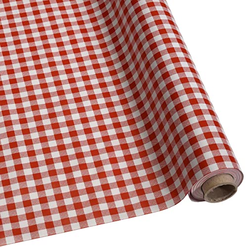 DéVa Wachstuchtischdecke kariert rot 1,4m Breite x 20m Länge - PVC Wachstuch - Outdoor und Indoor Tischdecke DéVa Wachstuchtischdecke kariert rot 1,4m Breite x 20m Länge - PVC Wachstuch - Outdoor und Indoor Tischdecke von DéVa