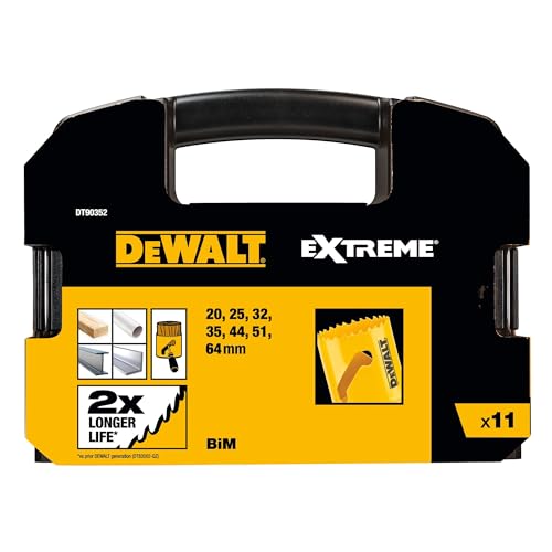 DeWALT Lochsägen-Set Bi-Metall Extreme, Elektriker-Set im Transportkoffer 11-tlg. DeWALT Lochsägen-Set Bi-Metall Extreme, Elektriker-Set im Transportkoffer 11-tlg. von DEWALT