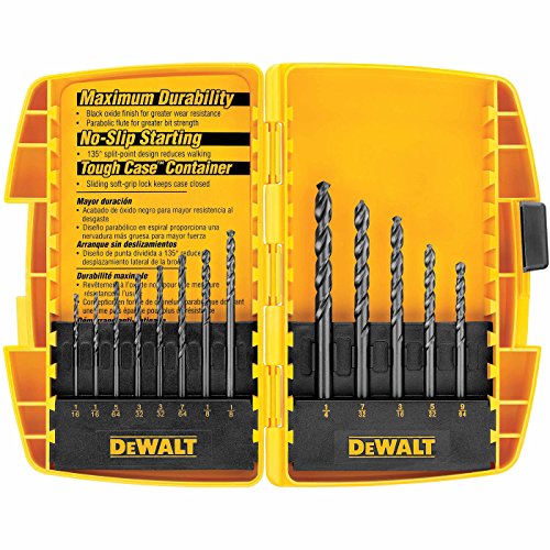 DEWALT Black Oxide Drill Bit Set with Pilot Point, 13-Piece (DW1163) von DeWalt