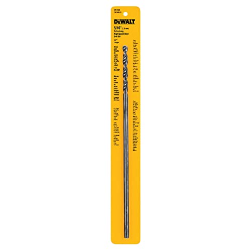 Dewalt DW1608 5/16 Zoll von 12 Zoll extra lang schwarz-Oxid Twist-Bohrer Bit Dewalt DW1608 5/16 Zoll von 12 Zoll extra lang schwarz-Oxid Twist-Bohrer Bit von DEWALT